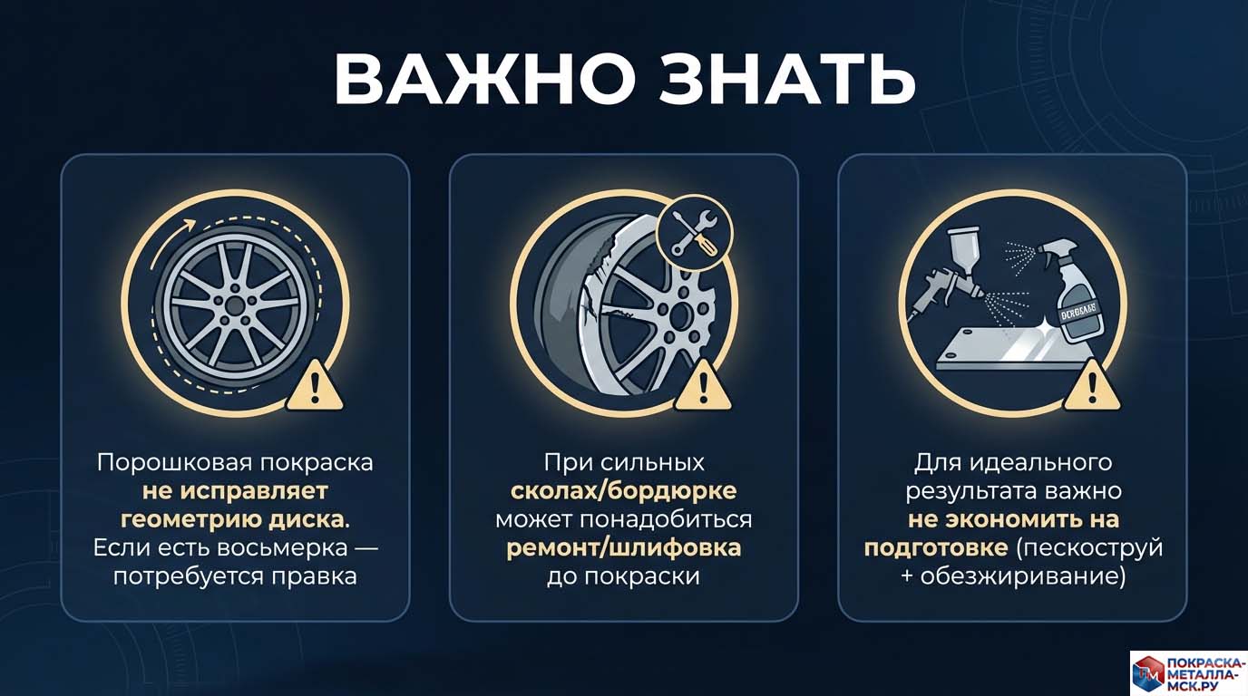 Порошковая покраска дисков инфографика-10