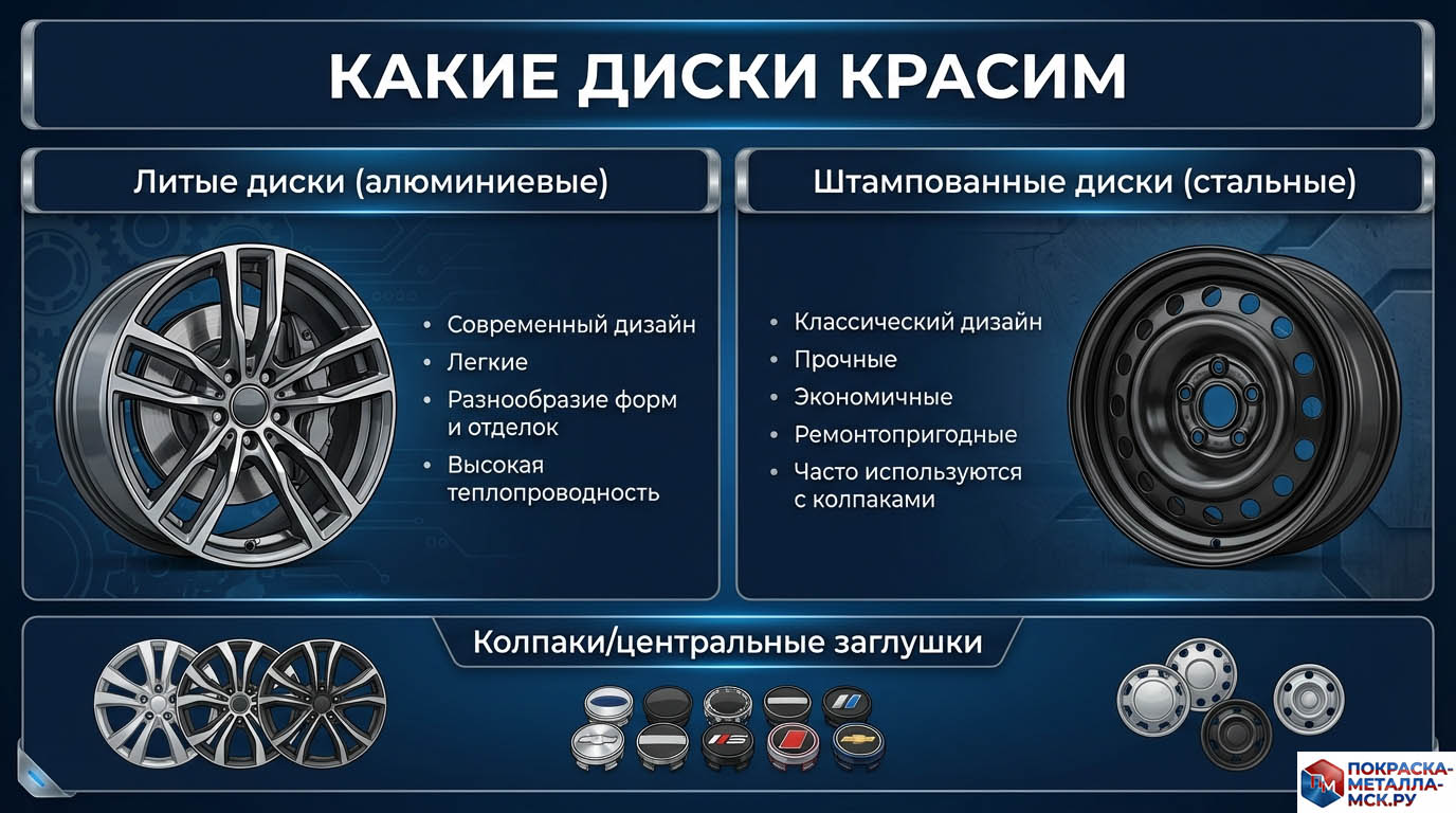 Порошковая покраска дисков инфографика-5