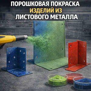 Порошковая покраска изделий из листового металла