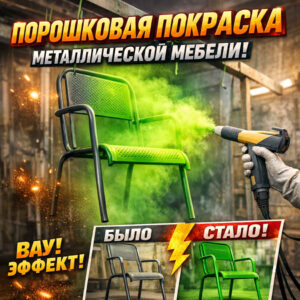 Порошковая покраска металлической мебели-сайт