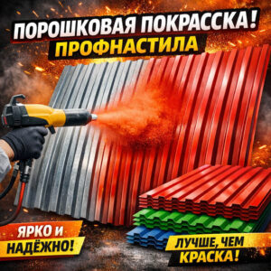 Порошковая покраска профнастила-сайт