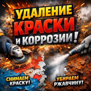 Удаление краски и коррозии-сайт