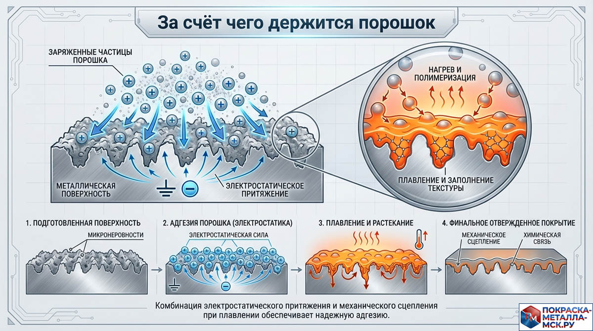 За счет чего держится порошок