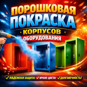 Порошковая покраска корпусов оборудования